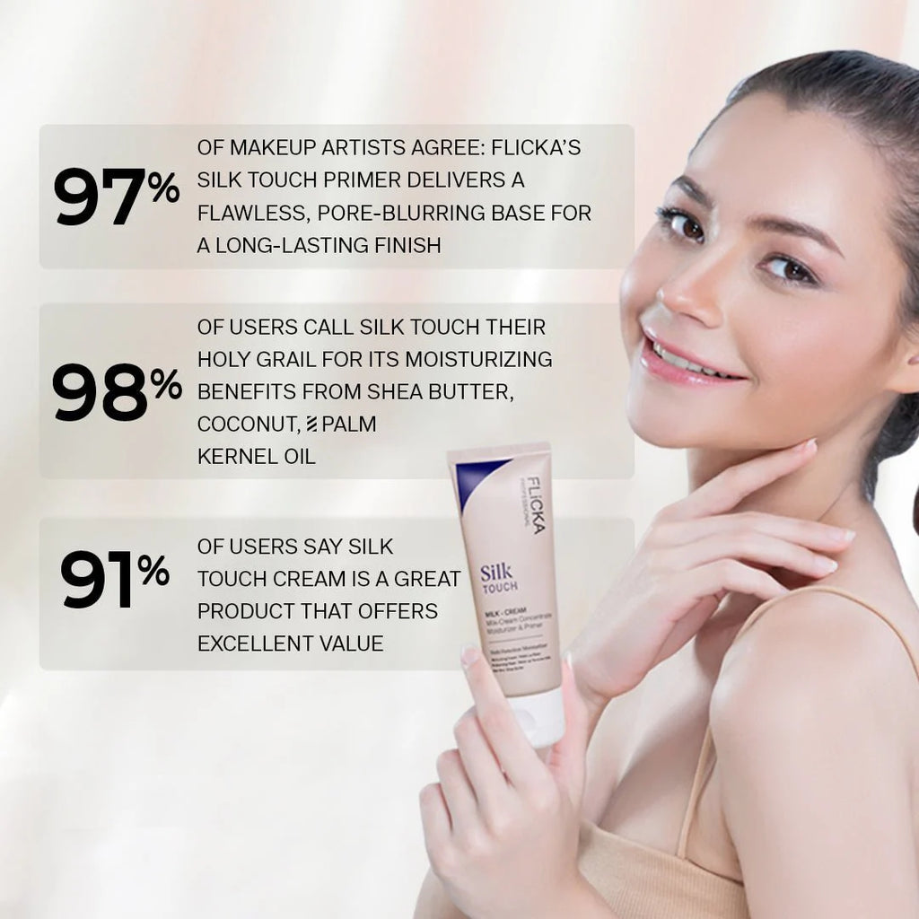 ✨ Flicka Silk Touch | Concentrate – Primer & Moisturizer 💧✨