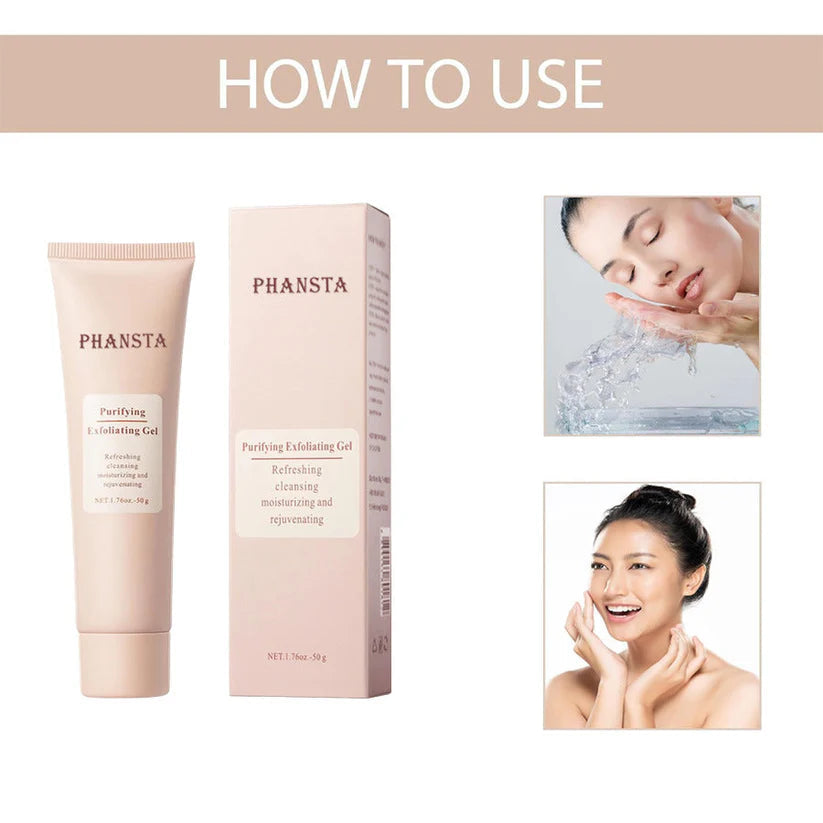 Phansta Exfoliator Gel – Instant Face & Skin Renewal