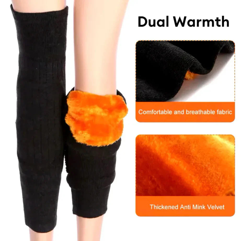 Knee Warmer - Woolen Blend Thermal Leg Warmers
